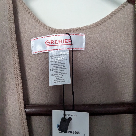 Grenier oversize scarf warp size os - Picture 3 of 3